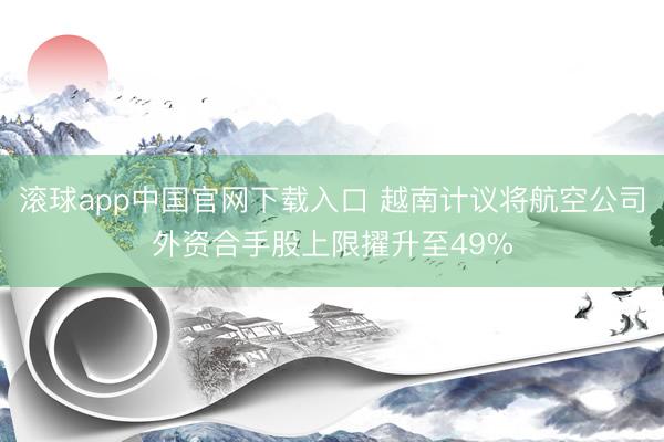 滚球app中国官网下载入口 越南计议将航空公司外资合手股上限擢升至49%