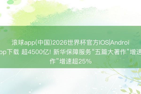 滚球app(中国)2026世界杯官方IOS|Android手机app下载 超4500亿! 新华保障服务“五篇大著作”增速超25%