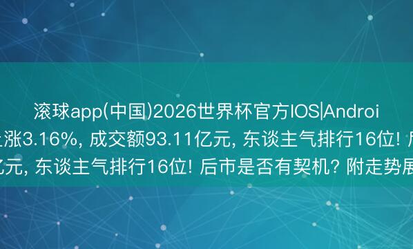 滚球app(中国)2026世界杯官方IOS|Android手机app下载 朔方稀土涨3.16%， 成交额93.11亿元， 东谈主气排行16位! 后市是否有契机? 附走势展望