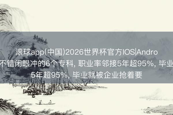 滚球app(中国)2026世界杯官方IOS|Android手机app下载 不错闭眼冲的6个专科， 职业率邻接5年超95%， 毕业就被企业抢着要
