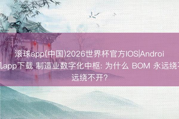 滚球app(中国)2026世界杯官方IOS|Android手机app下载 制造业数字化中枢: 为什么 BOM 永远绕不开?