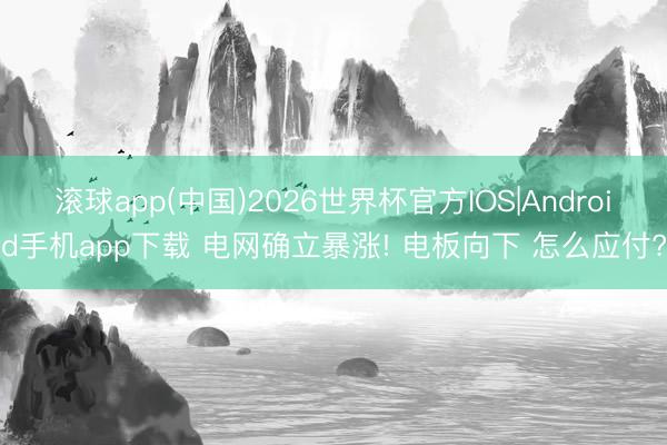 滚球app(中国)2026世界杯官方IOS|Android手机app下载 电网确立暴涨! 电板向下 怎么应付?