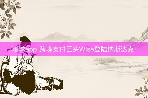 滚球app 跨境支付巨头Wise登陆纳斯达克!