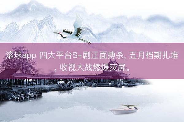 滚球app 四大平台S+剧正面搏杀， 五月档期扎堆， 收视大战燃爆荧屏。