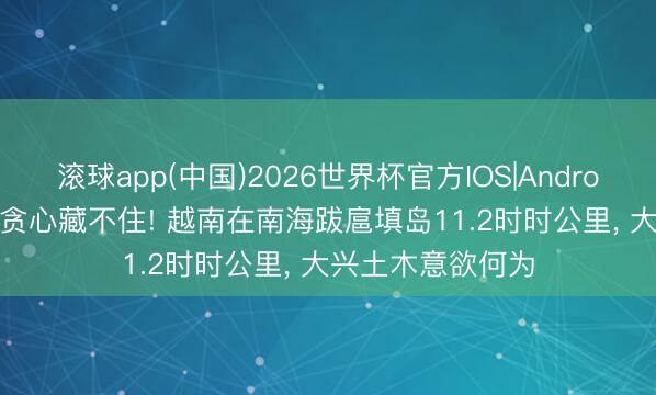 滚球app(中国)2026世界杯官方IOS|Android手机app下载 贪心藏不住! 越南在南海跋扈填岛11.2时时公里， 大兴土木意欲何为
