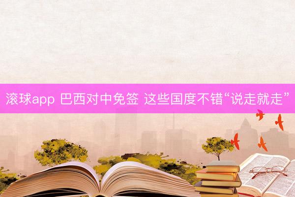 滚球app 巴西对中免签 这些国度不错“说走就走”