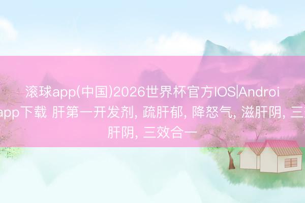 滚球app(中国)2026世界杯官方IOS|Android手机app下载 肝第一开发剂， 疏肝郁， 降怒气， 滋肝阴， 三效合一