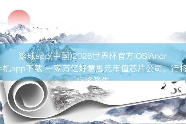 滚球app(中国)2026世界杯官方IOS|Android手机app下载 一家万亿好意思元市值芯片公司，行将降生