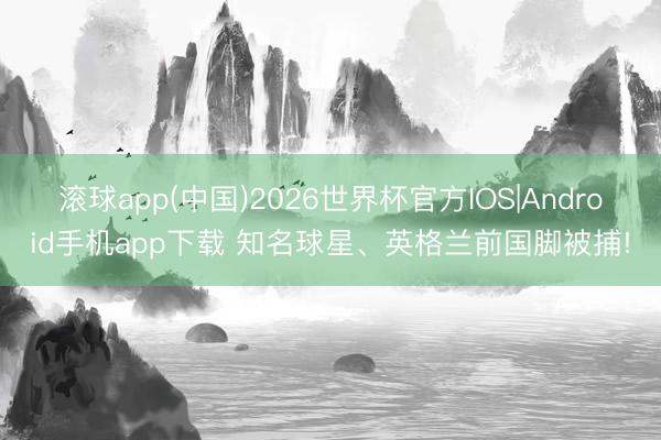 滚球app(中国)2026世界杯官方IOS|Android手机app下载 知名球星、英格兰前国脚被捕!