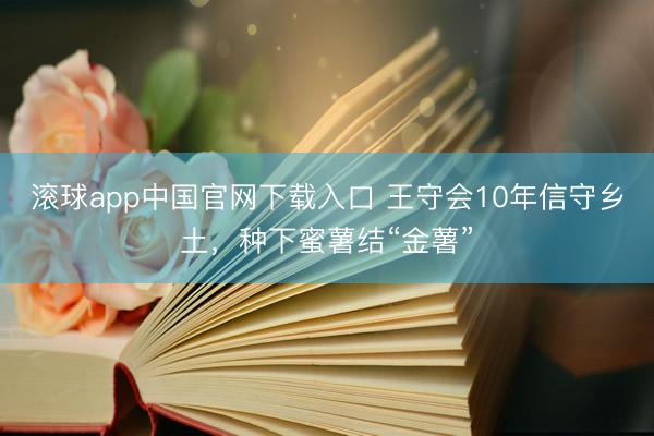 滚球app中国官网下载入口 王守会10年信守乡土，种下蜜薯结“金薯”