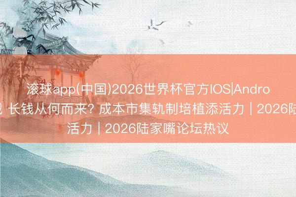 滚球app(中国)2026世界杯官方IOS|Android手机app下载 长钱从何而来? 成本市集轨制培植添活力 | 2026陆家嘴论坛热议